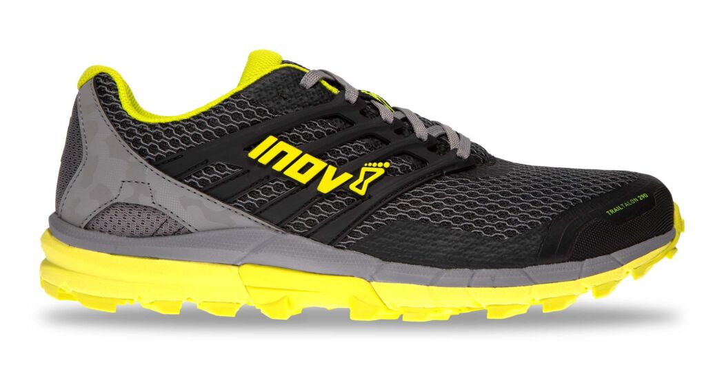 Inov-8 Trailtalon 290 V2 Mens Trail Running Shoes Black/Grey/Yellow Philippines 40517DZLM